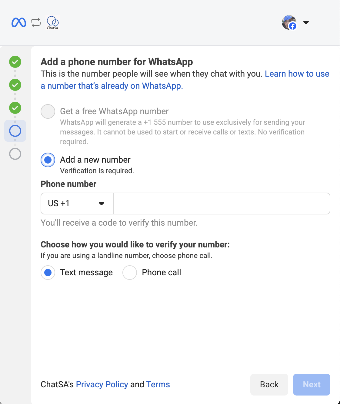 Add a phone number
